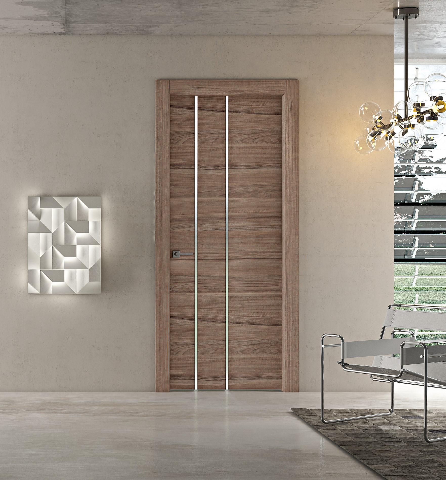 Porta in Laminato Marsia Vetro Luce B