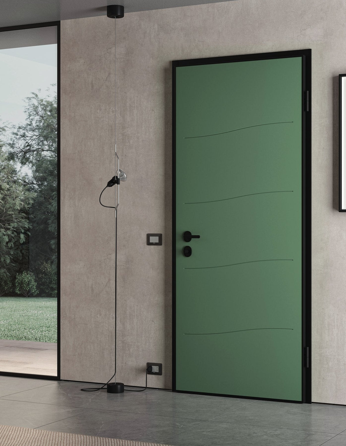 Porta blindata Gardesa Solid 3 CI con cerniere a scomparsa