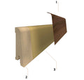 Battiscopa MDF – Rovere Beige 04 80×16 mm